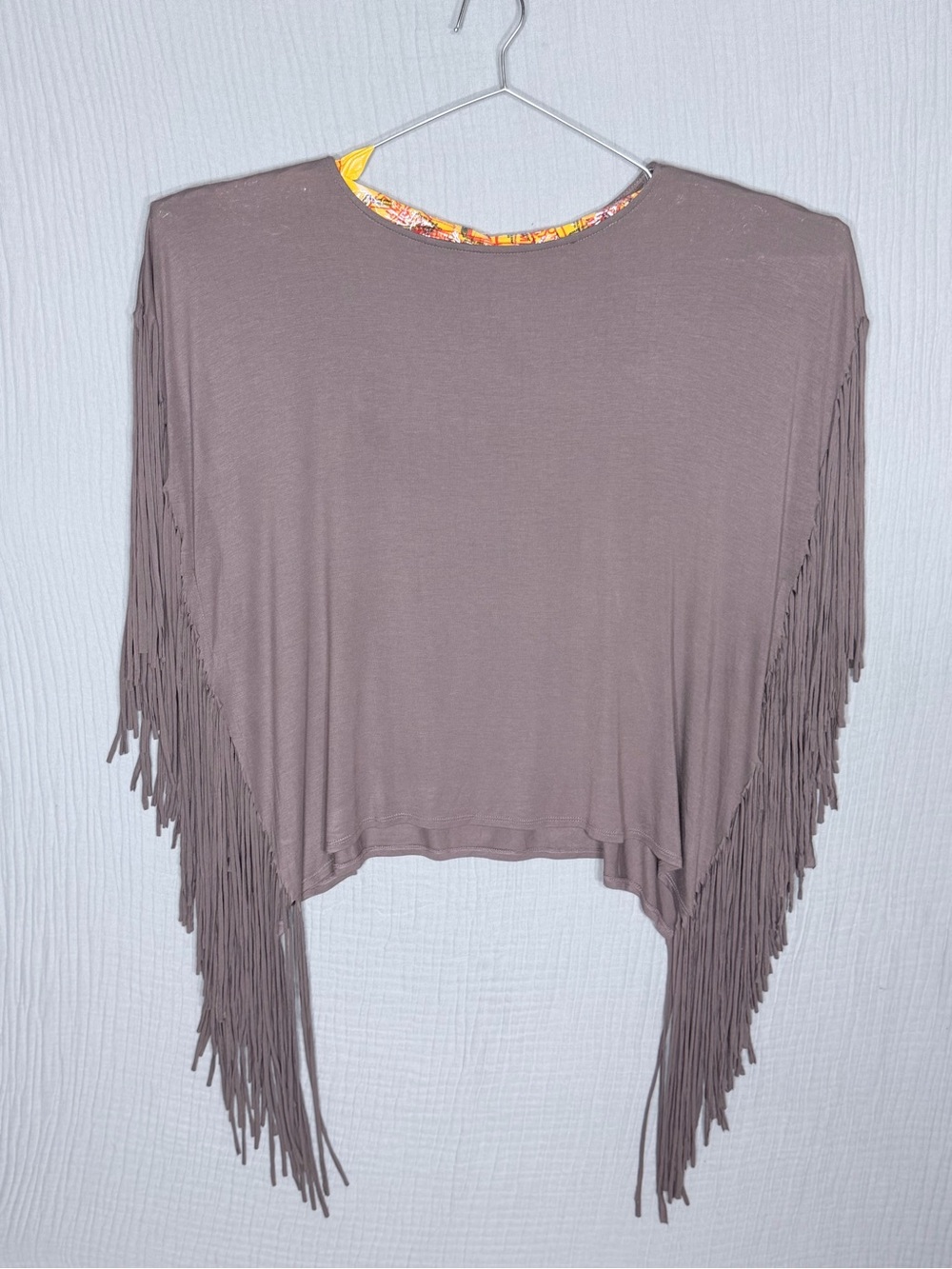 Three Bird Nest The Nest Showstopper Fringe Top NWT Boho Western Medium - Picture 4 of 9